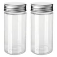 thumbnail image 4 of Lipstore 2 Pcs Pots Transparents avec Couvercles Pot de Mise en Conserve pour Biscuits Hydratants Bricolage Artisanat, 4 of 8