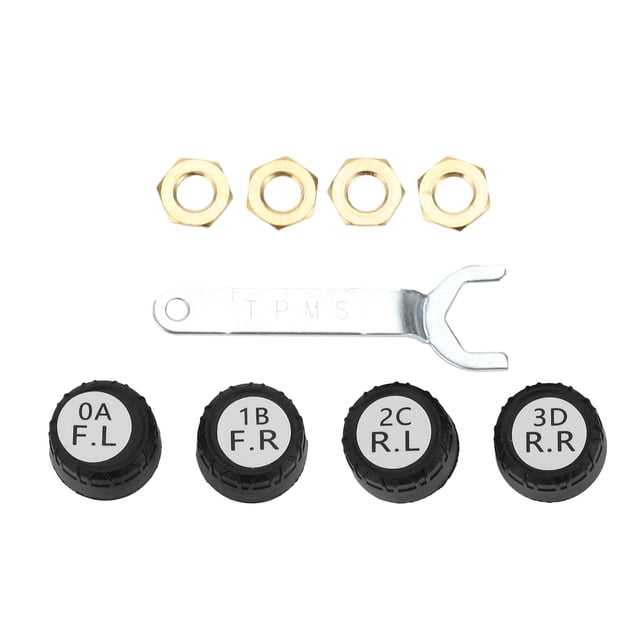 Unique Bargains Tire Pressure Monitoring System Kit TPMS Tire Pressure Sensor for Android/iOS