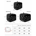 thumbnail image 2 of Black Dandelion Toaster Cover 4 Slice, Large Kitchen Appliance Covers, Spring Modern Minimalist Country Flower Toaster Oven Cover with Loop, Bread Machine Cover Polyester Dust Cover Protection, 2 of 4