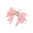 thumbnail image 3 of Secure Nonslip Bows Hair Clip with Rhinestones Detail Lightweight Hairpin Comfortable Barrettes for Weddings Event, 3 of 8