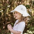 thumbnail image 3 of JAN & JUL Baby Toddler Sun-Hat Girl, 50+ UPF UV Protection (M: 6-24 months, White Eyelet), 3 of 8