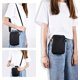 thumbnail image 5 of Bolsos cruzados para mujer,Bolsa de nailon para billetera para teléfono,Correa de bolsillo ajustable con cremallera de 3 capas,para más maquillaje para teléfono celular, 5 of 5