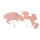 thumbnail image 5 of Adornos para tarta de cupcakes de papel brillante Macarena Unicornio Rosa claro, 5 of 8