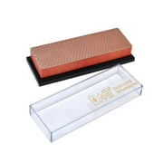 DMT 6-in Diamond Whetstone Fine 600 Grit Knife Sharpener, Red, with Plastic Cover