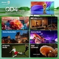 thumbnail image 3 of Hisense 32" Class QD40R Series Hi-QLED HD Smart Roku TV (32QD40HR, 2026 Model) - Hi - QLED Color, Dolby Audio, Noise Reduction, Game Mode, Full Array LED, High Contrast, Roku OS, 3 of 24