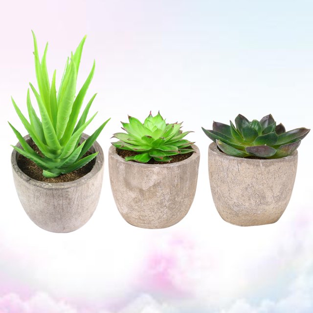 Nestingho 3Ud Imitated Plant Bonsai Para Del Hogar Con Material Premium Duradero