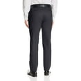 thumbnail image 2 of Boltini Italy Men's Flat Front Slim Fit Slacks Trousers Dress Pants (Charcoal, 36x32), 2 of 2