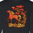 thumbnail image 4 of Inktastic 2026 Year of the Horse Happy New Year's Long Sleeve T-Shirt, 4 of 5