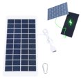 thumbnail image 1 of Solar Panel , Monocrystalline Silicon USB Output Solar Charging Panel 4.5W Environmental   For Car Accessories, 1 of 8
