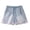 Blue-04, variant on Girls' Elastic Waist Denim Shorts Loose Straight-Leg A-Line Cut with Pockets and Cute Embellishments