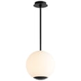 thumbnail image 2 of 12 Inch 11W 1 Led Pendant-Satin Nickel Finish Oxygen Lighting 3-691-24, 2 of 2