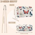 thumbnail image 4 of FORMRS Women Crossbody Purse with Chain Strap Vegan Leather Shoulder Handbag, Beige Butterflies, 4 of 7