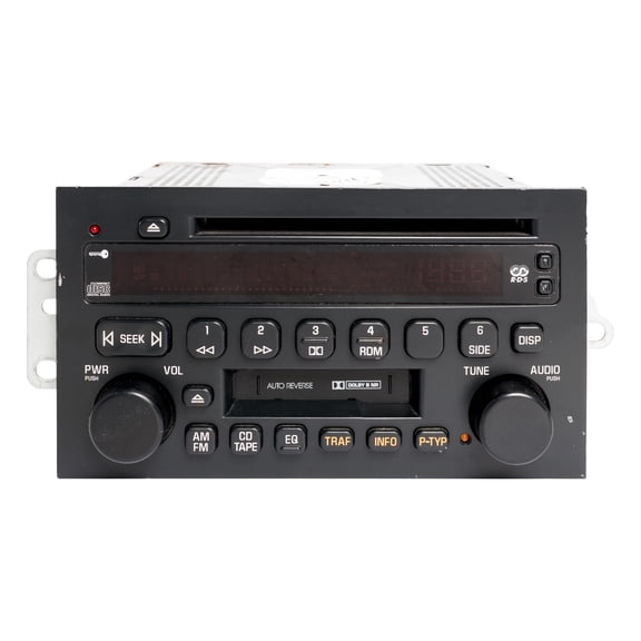Restored 2002-03 Buick Rendezvous OEM AM FM Cassette CD Player Radio 9359504 Opt Code U1Q - (Refurbished)