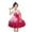 Hot Pink, variant on Herrnalise Toddler Girls Solid Color Net Yarn Hollow Out Lace Sequins Bowknot Birthday Party Flowers Gown Kids Dresses