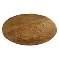 thumbnail image 4 of YAOMOBB Soft Polyester Rug Super Soft Luxury 120cm Round Fluffy Area Rug for Solid Color Bedroom Nursery Comfort, 4 of 7