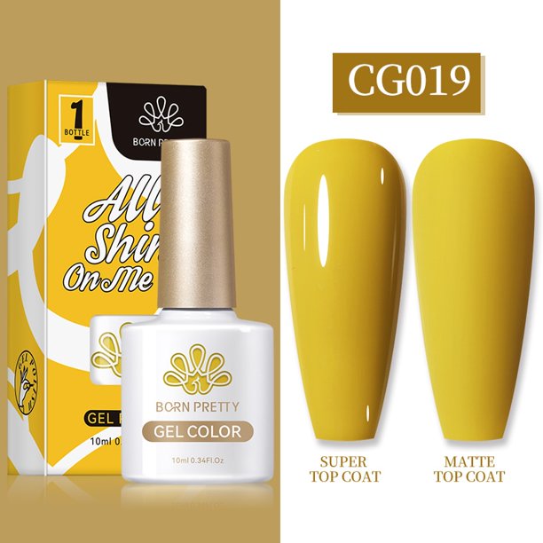 BORN PRETTY New Spring Series 10ml Gel Nail Polish Gel Semi Permanent Solid Nail Gel Varnish Soak Off UV Gel for Base Top Coat Gong Bohan LED