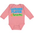 thumbnail image 3 of Inktastic Lacrosse Player in Training Boys or Girls Long Sleeve Baby Bodysuit, 3 of 5