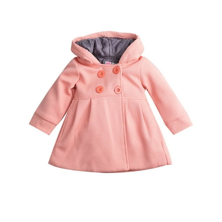 

Calsunbaby Baby Toddler Girls Fall Winter Trench Coat Wind Hooded Jacket Kids Outerwear Skin Pink 2-3 Years