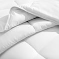 thumbnail image 3 of Bare Home Ultra-Soft Premium 1800 Series Goose Down Alternative Comforter Set - Hypoallergenic - All Season - Plush Fiberfill (Oversized King, White), Solid Print, Duvet Sets, 3 of 6