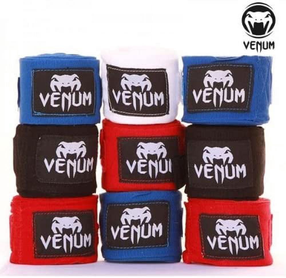 Venum Kontact 180" Elastic Cotton Boxing Handwraps - White