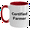 White/Red, variant on Funny Farming Gifts from Friends or Family - Certified Farmer Two Tone Coffee Mug, Perfect for Father's Day