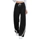 thumbnail image 2 of Pantalones Deportivos de Pierna para Mujer, Informales, de Cintura Alta, Rectos, con Cordón y Bolsillos Negro L, 2 of 9
