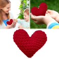 thumbnail image 4 of NANDIYNZHI Hand hook red heart, Yarn woven fabric, Decorative accessories, Suitable for Valentine's Day and Spring Festival, 4 of 5