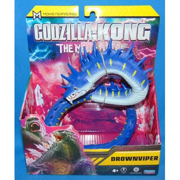 Godzilla x King Kong DROWNVIPER with Removable Head *NEW* 6" 2024 NEW EMPIRE