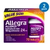 (2 pack) (2 Pack) Allegra 24 Hour Allergy Relief Tablets Value Size, 70 Ct