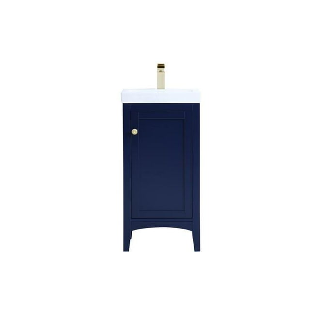 Elegant Decor VF2318BL 17.5 in. Mod Bathroom Vanity, Blue