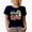 Navy Blue, variant on Distressed Happy Go Lucky, Retro St. Patrick's Day Gift, Black T-Shirt, XL