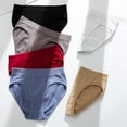thumbnail image 2 of Conjunto de lencería sin costuras para mujer de 2 piezas con cuello en V y cuello halter: sujetador de cintura alta y tanga, nailon/spandex, color liso, sexy para la playa/ropa de dormir, 2 of 5