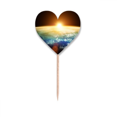 thumbnail image 1 of en shines surface illustration pattern Toothpick Flags Heart Lable Cupcake Picks, 1 of 3