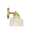 thumbnail image 5 of Trade Winds Addison 2-Light Bathroom Vanity Light in Natural Brass, 5 of 5