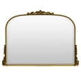 thumbnail image 2 of BEAUTYPEAK 44"x 32" Arched Vanity Mirror Vintage Decor Mirror Wall Mounted, Antique Gold, 2 of 8