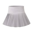 thumbnail image 4 of Vividxx Girls Skirts For Active Girls Summer Sport Skirts Tennis And Badminton Skirts Comfortable Pleated Design Everyday For Cycling And Sports Solid Color Toddler Stylish Dailywear, 4 of 9
