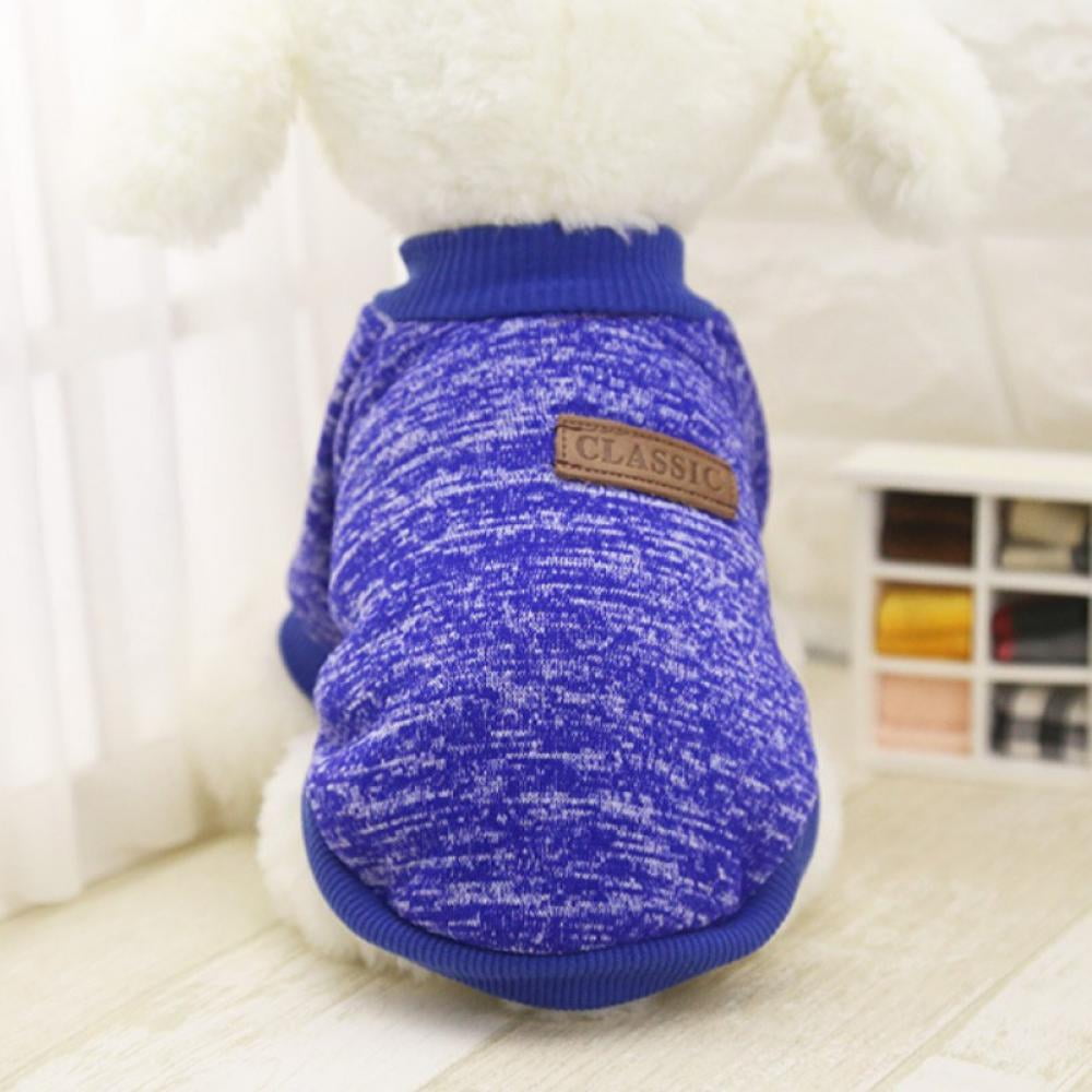 SLPUSH Pet Dog Sweater Warm Dog Pajamas Soft Cat Sweater Puppy Clothes