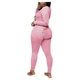 thumbnail image 4 of Women's One Piece Onsie Ugly Christmas Pajamas Print Jumpsuit Sleepwear Romper Plus Size, 4 of 5