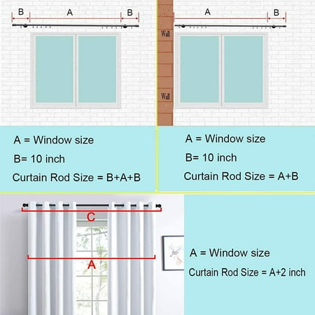 Curtain Rods For Windows 9 Diameter Metal Single Adjustable Telescoping Rod With Finials Canada Curtain Rods For Windows 9 Diameter, What Size Curtain Rod For Single Window