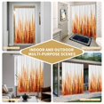 thumbnail image 5 of Orange Forest Fall Shower Curtain - Water Repellent Fabric Shower Curtains Washable, Orange Ombre Trees Watercolor Pine-Trees Decorative Polyester Cloth Bathroom Curtains Modern Bath Decor 72"x72", 5 of 8