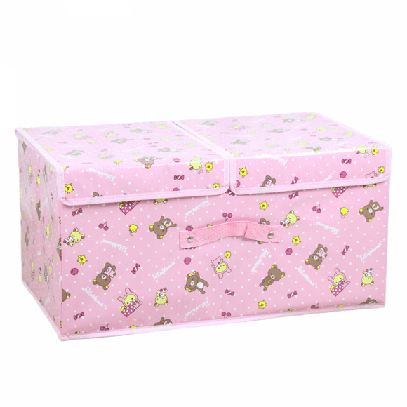 Large Toy Box Chest Organizer Bins For Boys Girls Kids, Col