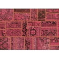 thumbnail image 1 of Ahgly Company Indoor Rectangle Patchwork Brown Transitional Area Rugs, 7' x 10', 1 of 4