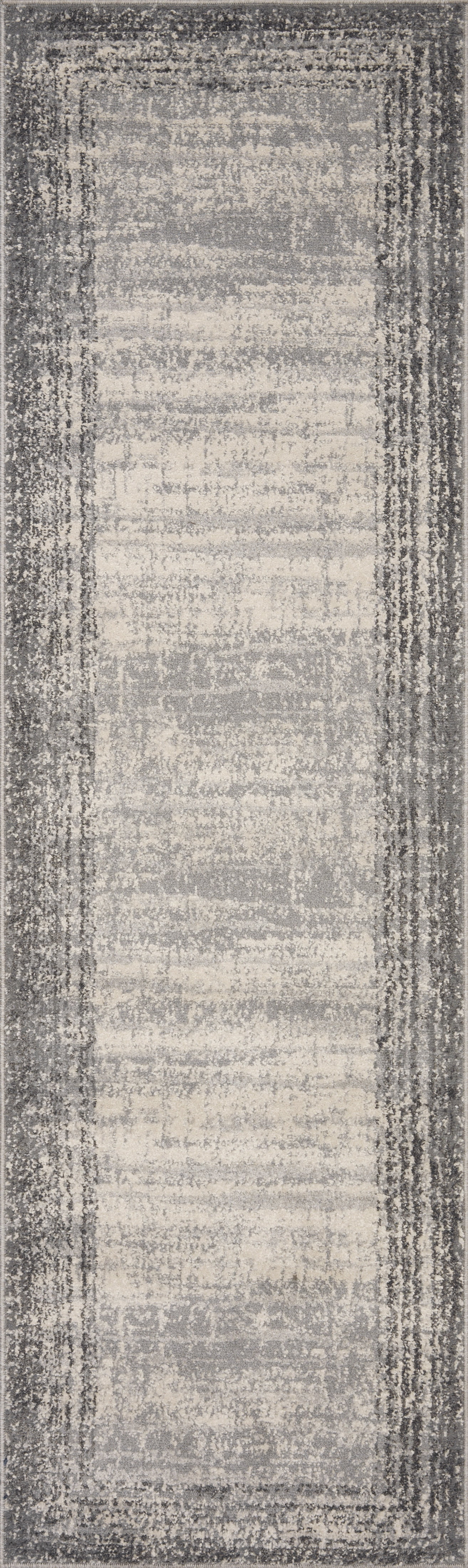 Loloi Austen AUS-02 Abstract Pebble / Charcoal Area Rug 18" x 18" Sample