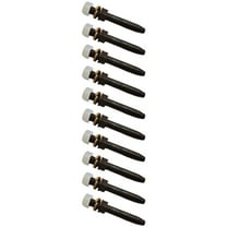 Proven Part Set Of 10  Compatible With Grasshopper 100065 Compatible With Aero Vator Ae101 Ae50-058 Ae10 Solid Tine With Lock Washer And Nut