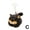 Chien Noir, variante sur Tire la Ligne Queue Remuante Petit Panda Peluche Corde à Tirer Poupée Poupée Jouet Cadeau d'Anniversaire Couple
