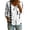 H, variant on Tqyyweavej Womens 3/4 Sleeve Tops Floral Button Down V Neck Blouses Loose Casual Color Block Linen Tops for Women Size S to 2XL