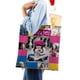 thumbnail image 4 of Carinha de Anjo Bolso de tela con estampado de lienzo para mujer, bolsa de compras reutilizable y estética, con cremallera interior, regalo para mujer, 35 × 40 cm., 4 of 6