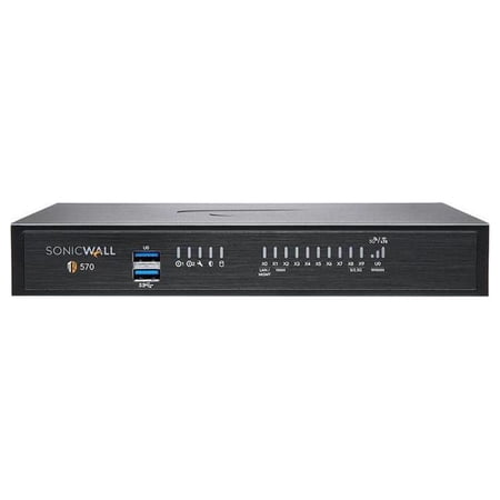 UPC: 0758479256496 | SonicWall TZ570 Network Security Appliance and 1YR TotalSecure Essential Edition (02-SSC-5649)