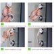 thumbnail image 4 of Bathroom sliding door handle: non-porous suction cup design for water absorption, 4 of 5