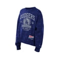 thumbnail image 3 of Women's New Era  Royal Los Angeles Dodgers Throwback Oversized Boxy Sweatshirt, 3 of 4